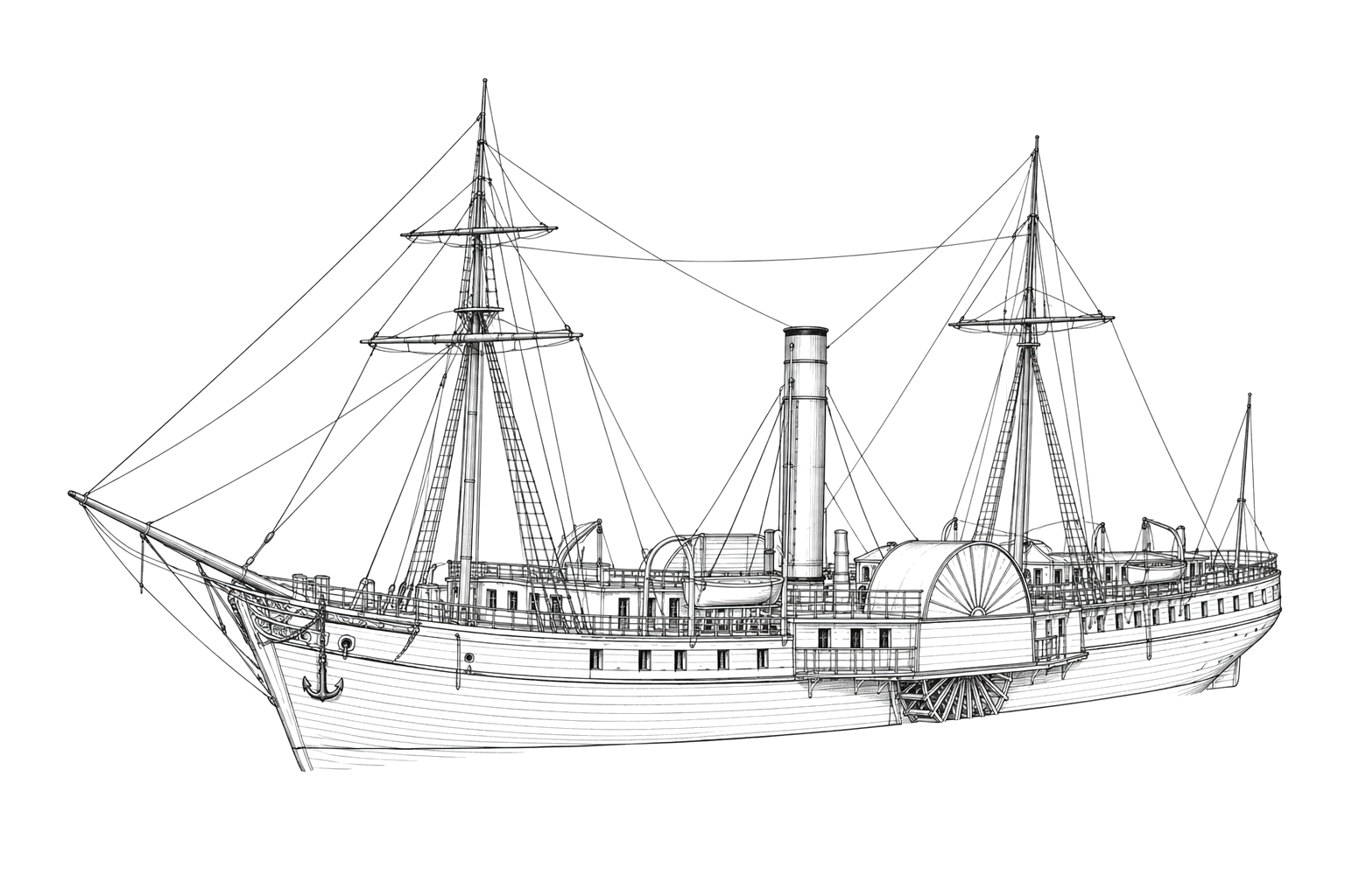 Engraved line drawing of the Governor