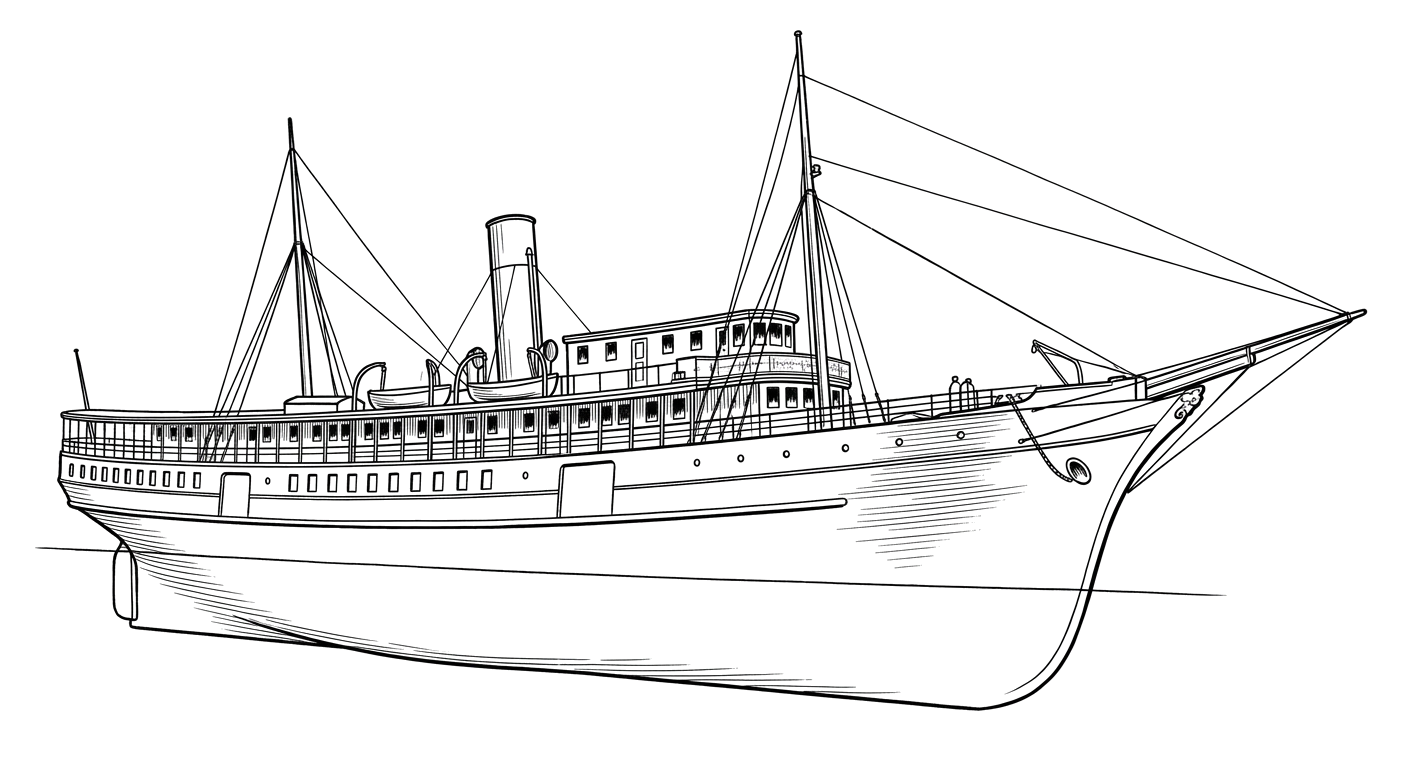 Engraved line drawing of the City of Kingston