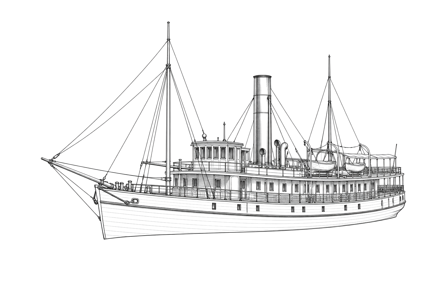 Engraved line drawing of the Farmer