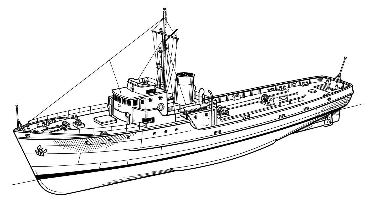 Engraved line drawing of the HAZAR