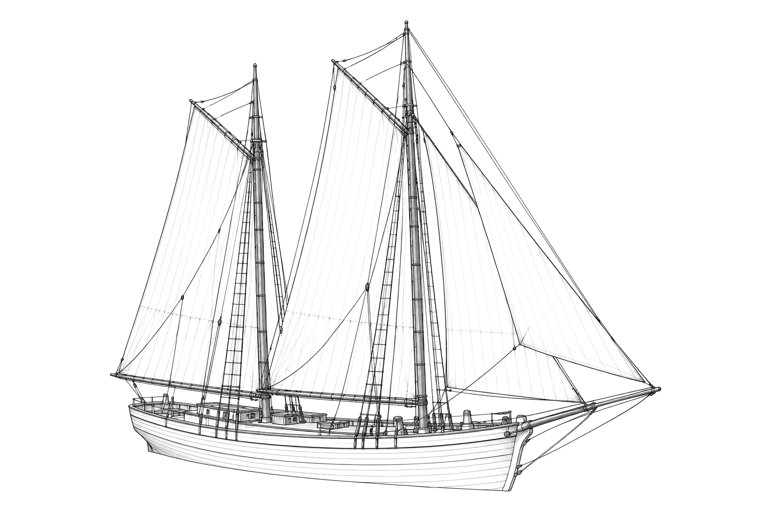 Engraved line drawing of the Island City
