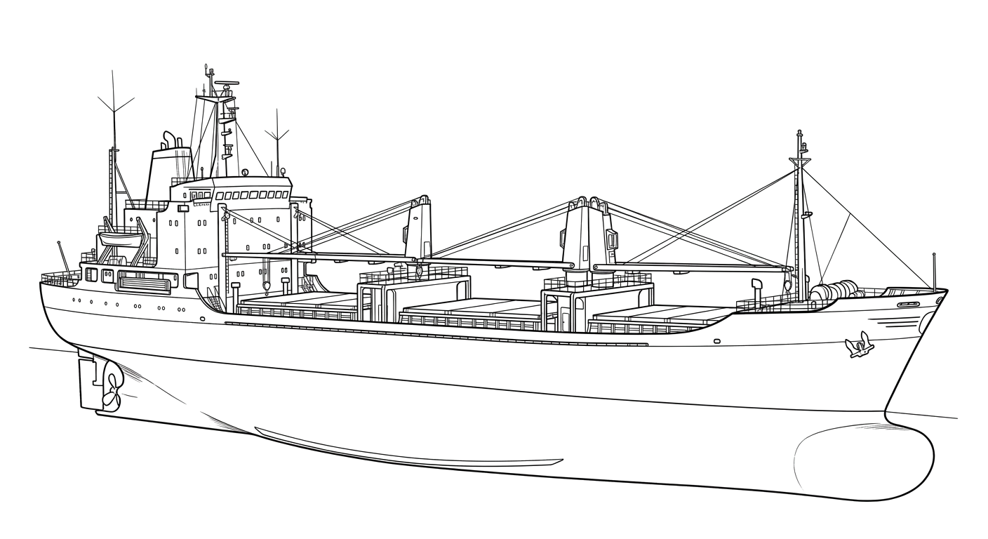Engraved line drawing of the Blue Magpie