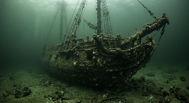 Artistic impression of the HMS Merlin