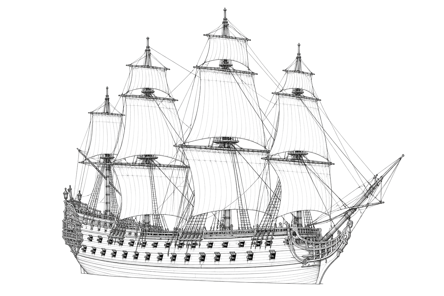 Engraved line drawing of the Huis te Kruiningen