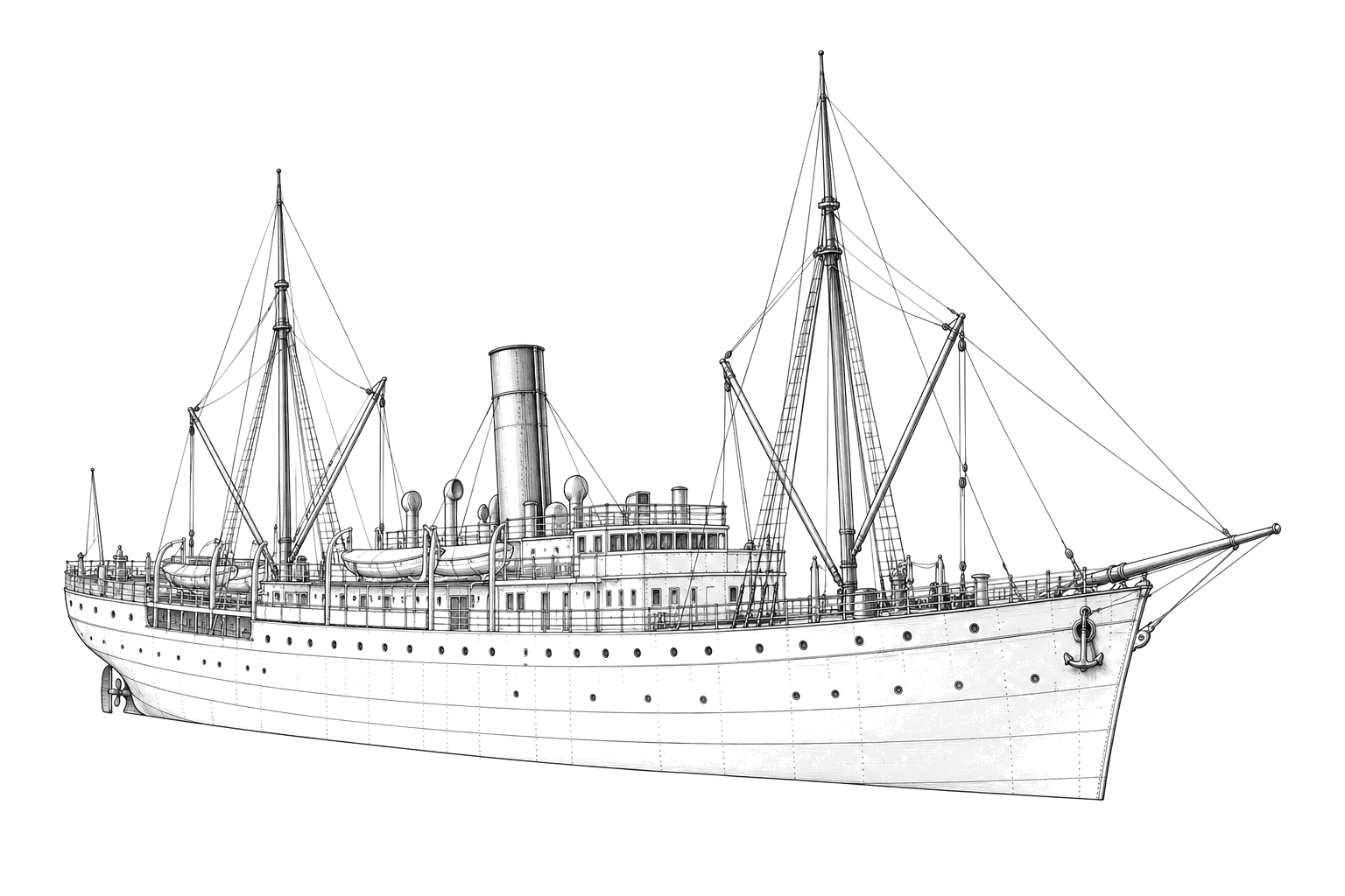 Engraved line drawing of the Finance