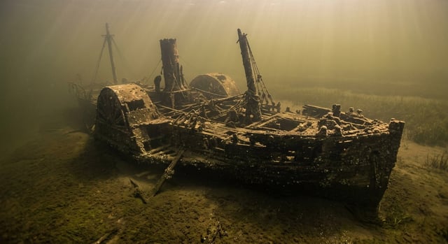 Artistic impression of the CSS Nashville