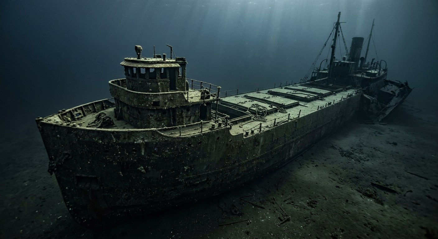 Artistic impression of the SS Superior City
