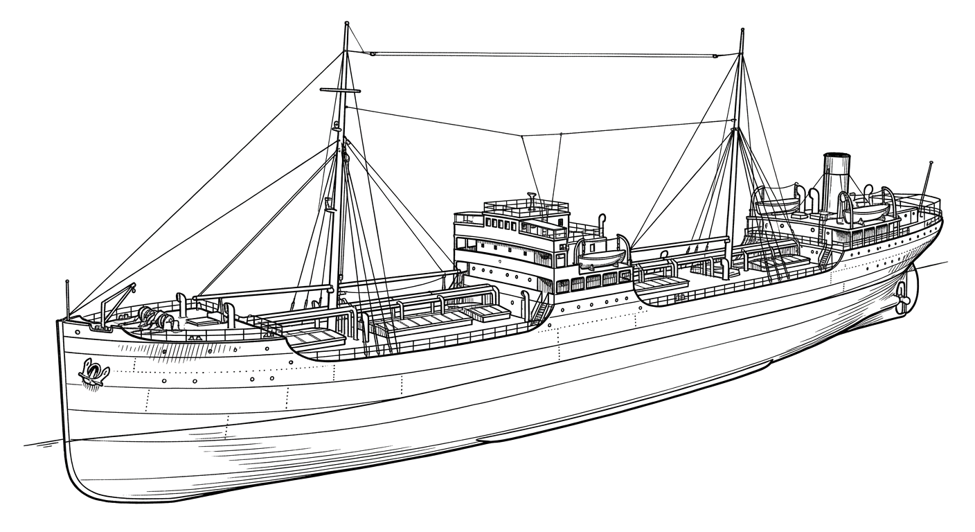 Engraved line drawing of the Halo
