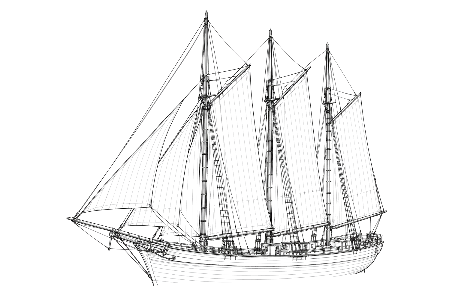 Engraved line drawing of the F.D. Hodgkins