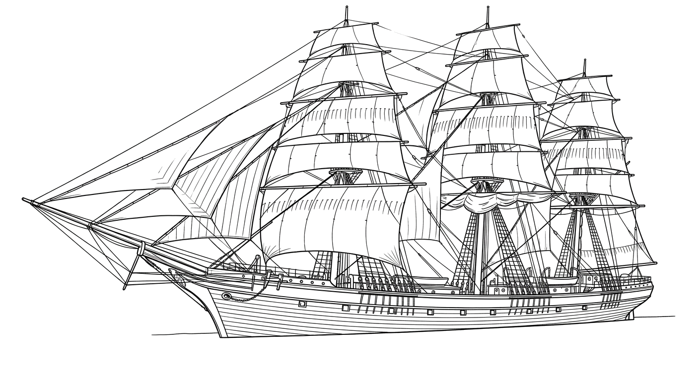 Engraved line drawing of the Carrier Pigeon