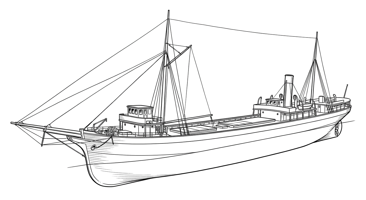 Engraved line drawing of the Appomattox