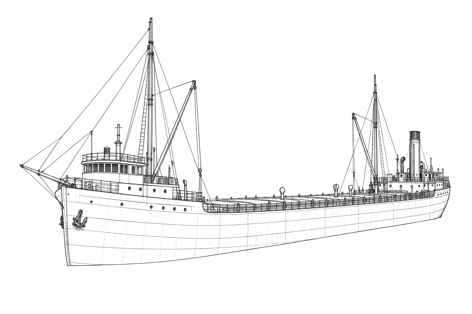 Engraved line drawing of the City of Bangor