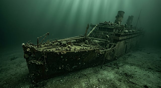 Artistic impression of the RMS Republic
