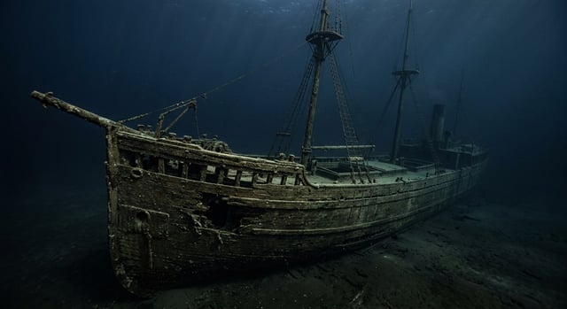 Artistic impression of the SS Samuel Mather