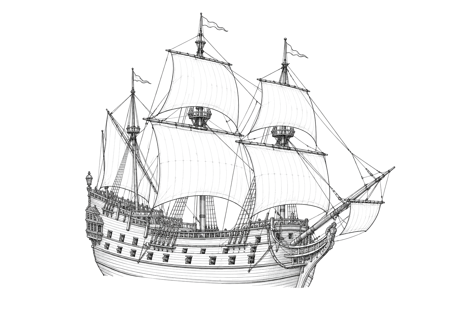 Engraved line drawing of the Nuestra Señora del Carmen y San Antonio de Padua