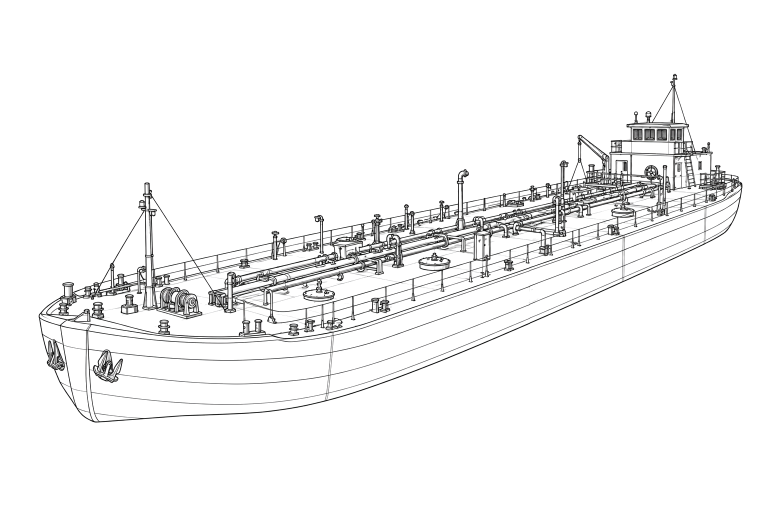 Engraved line drawing of the Mary C