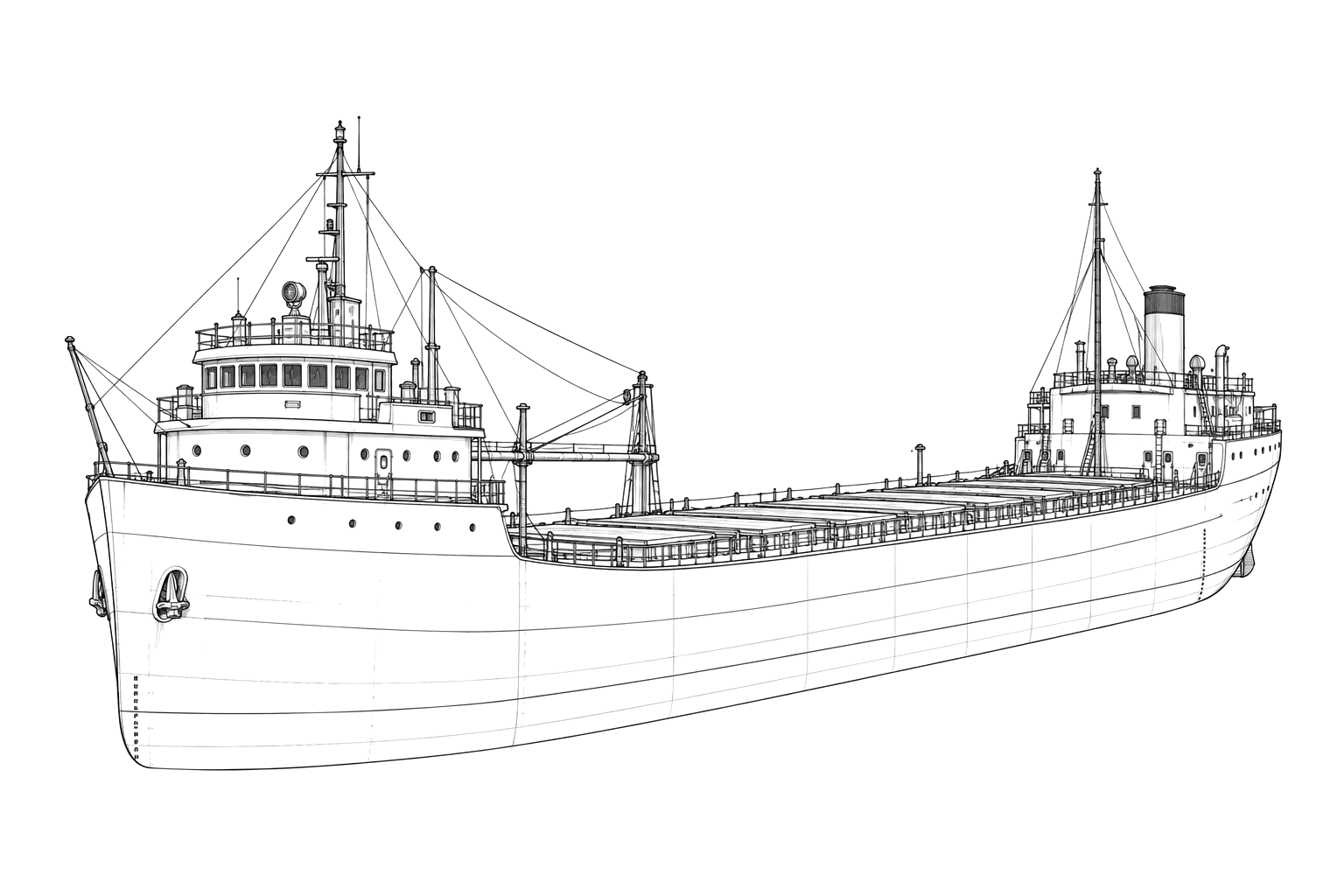 Engraved line drawing of the Eastcliffe Hall