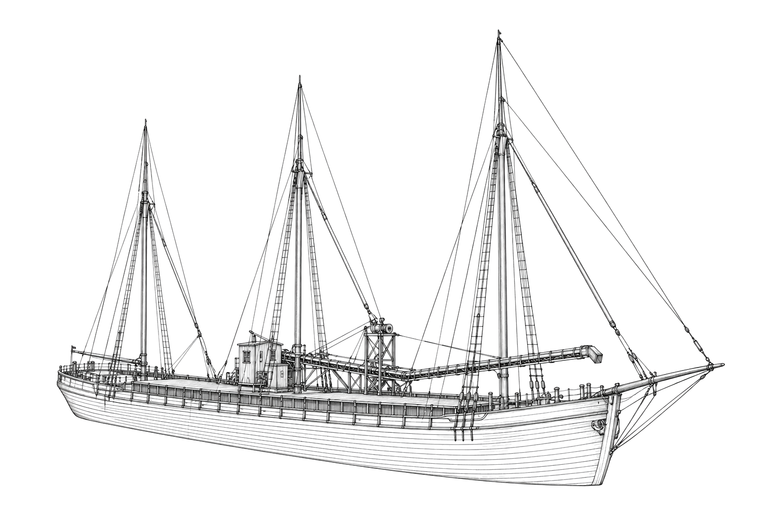 Engraved line drawing of the Adriatic