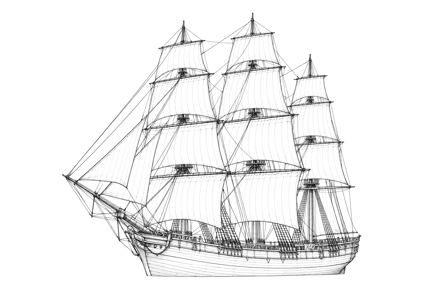 Engraved line drawing of the California