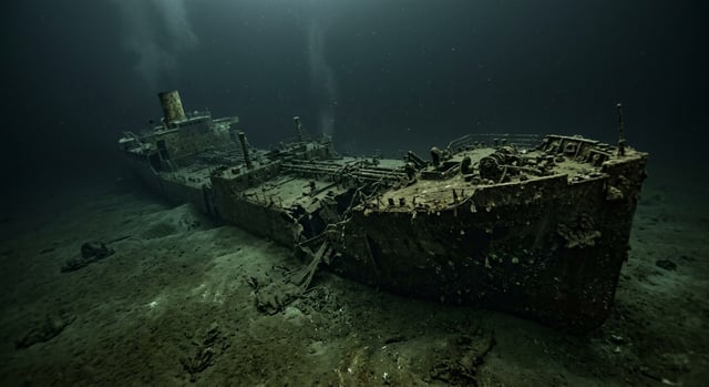 Artistic impression of the SS Bloody Marsh