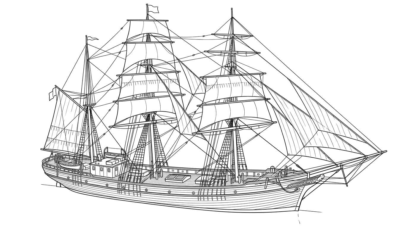 Engraved line drawing of the Bellmont