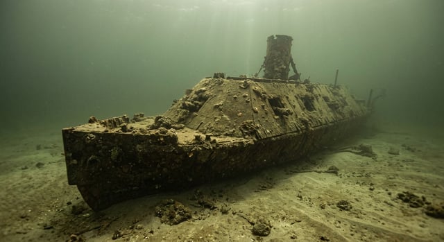 Artistic impression of the CSS Chicora
