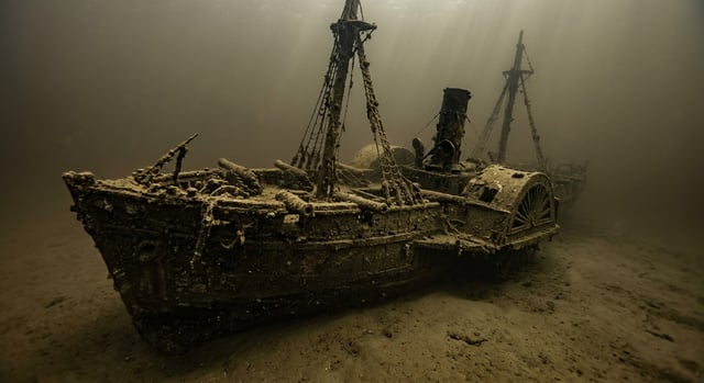 Artistic impression of the CSS Patrick Henry
