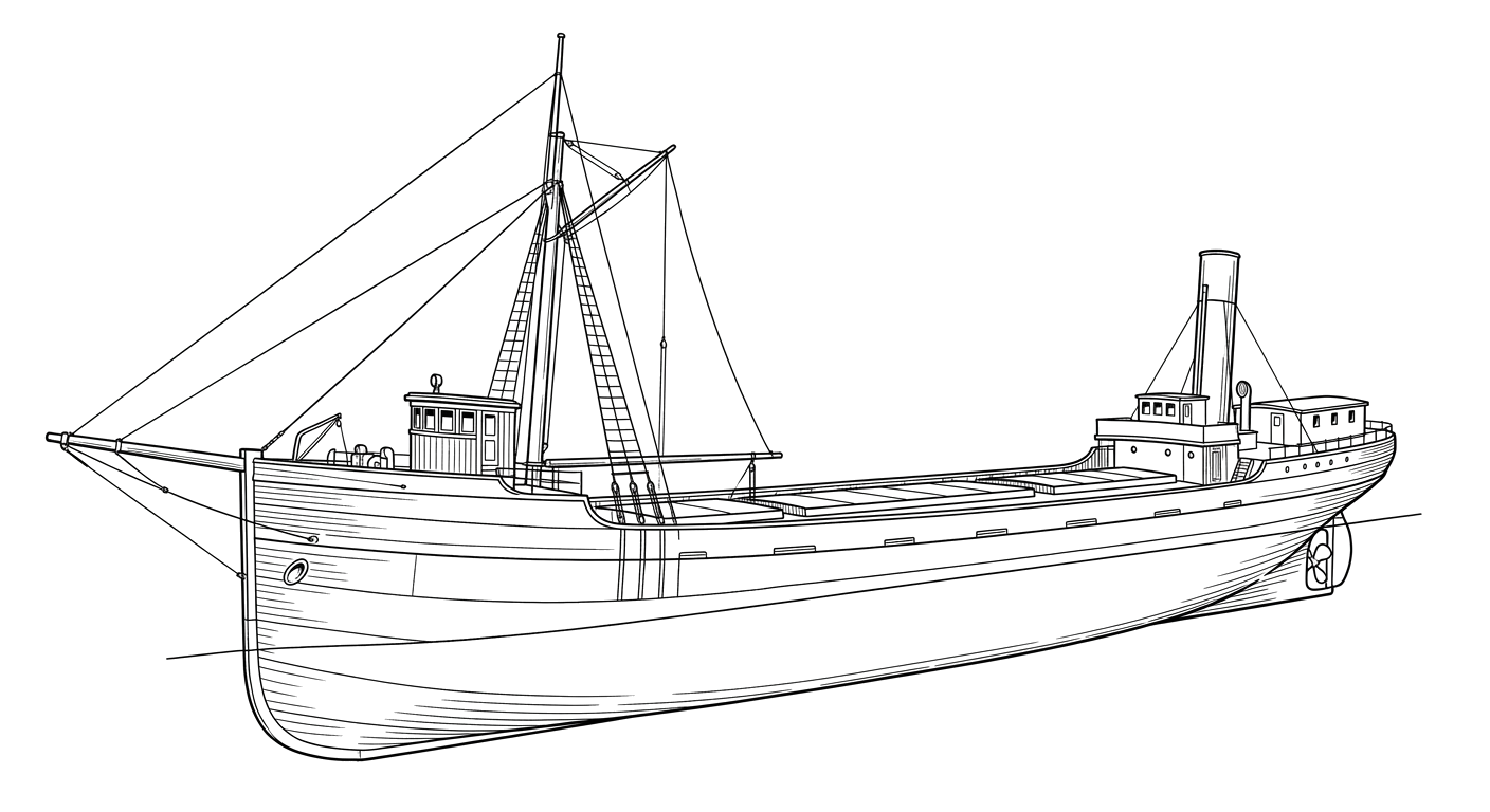 Engraved line drawing of the Minneapolis