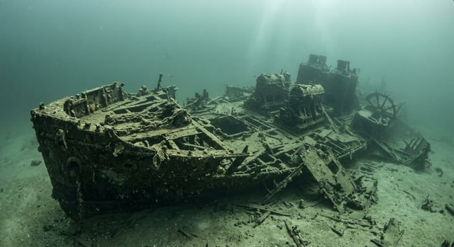 Artistic impression of the SS Oregon