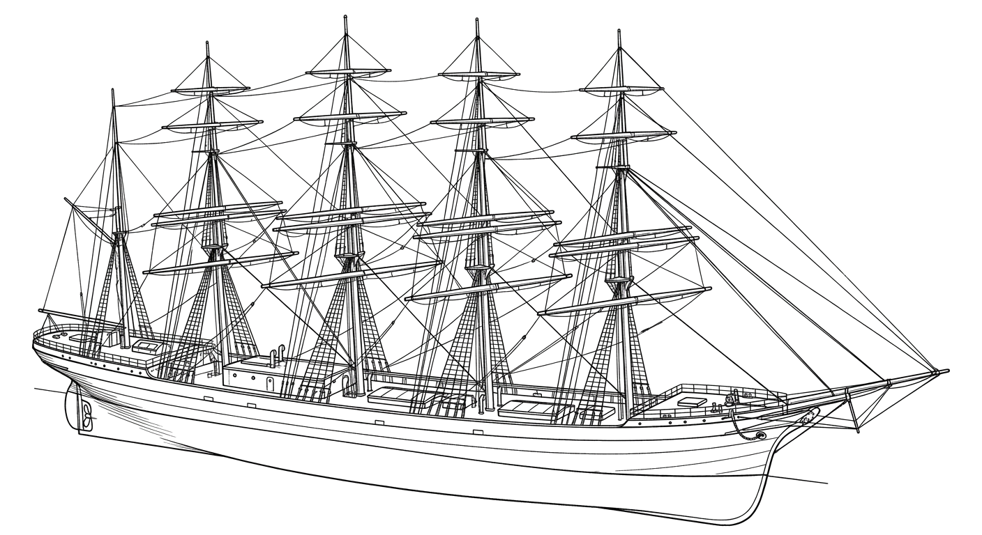 Engraved line drawing of the Mimi