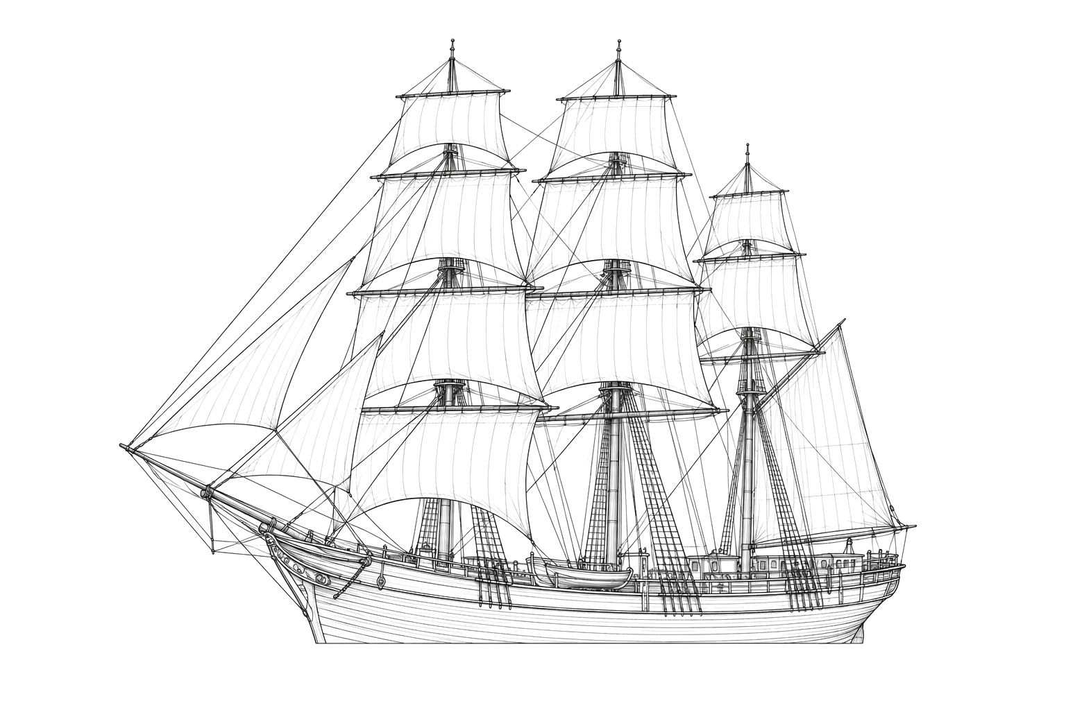 Engraved line drawing of the Cherubusco