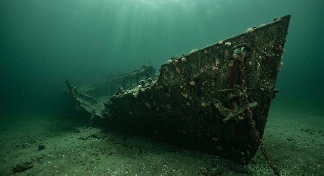 Artistic impression of the SS Fort Mercer