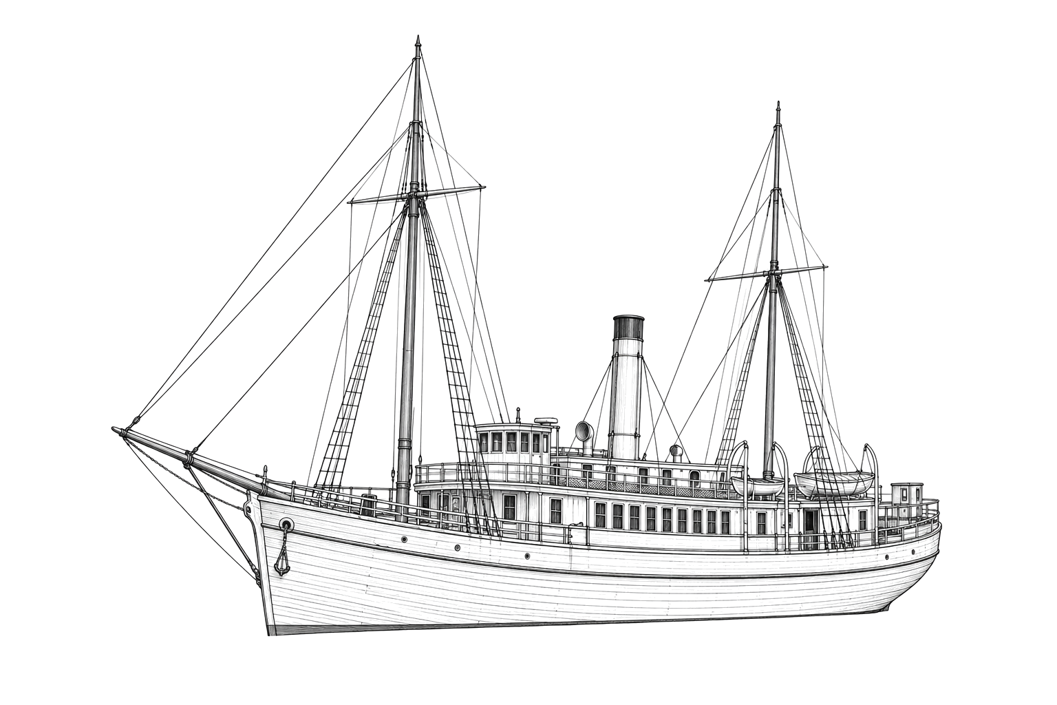 Engraved line drawing of the Pentagoet
