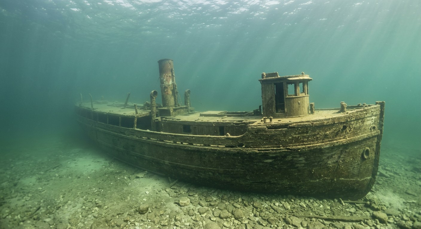 Artistic impression of the SS Eber Ward