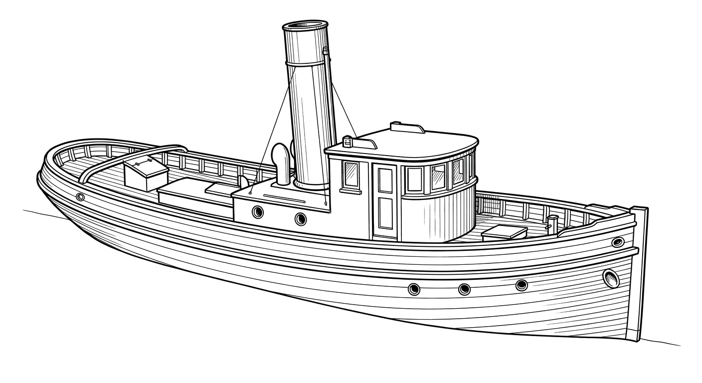 Engraved line drawing of the Philip Becker