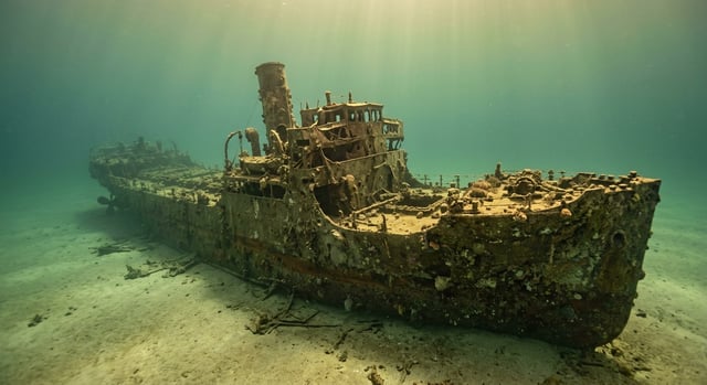 Artistic impression of the SS David McKelvy