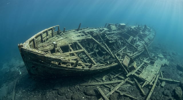 Artistic impression of the SS Monarch