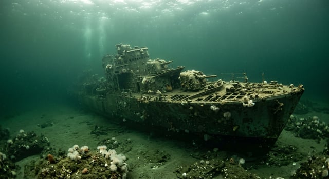 Artistic impression of the HMCS Saskatchewan