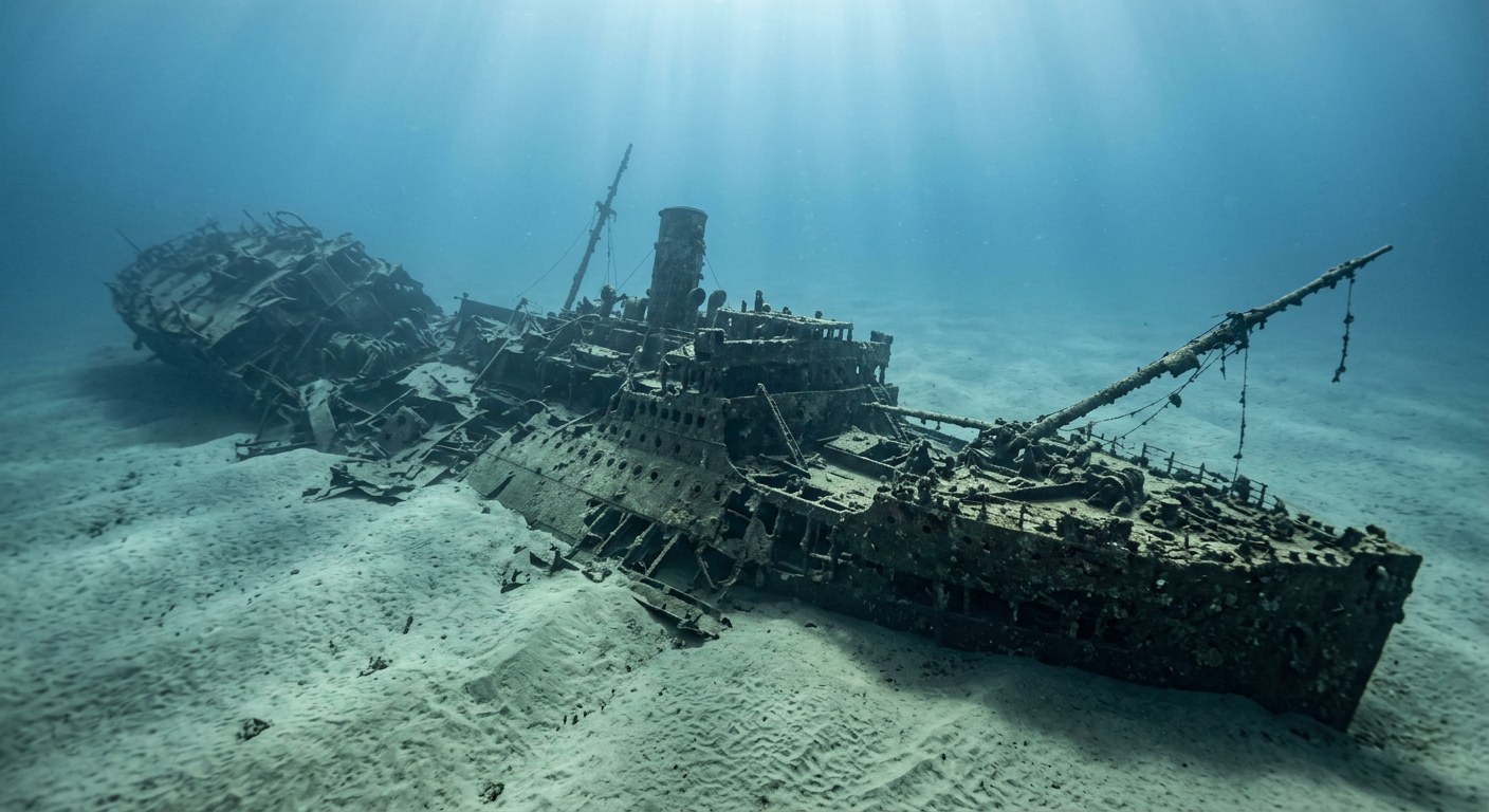 Artistic impression of the SS Proteus