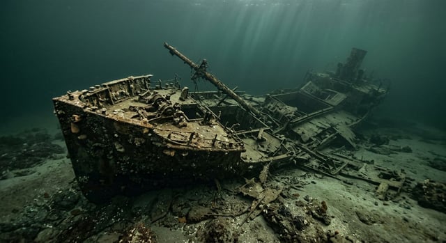 Artistic impression of the SS Iowa