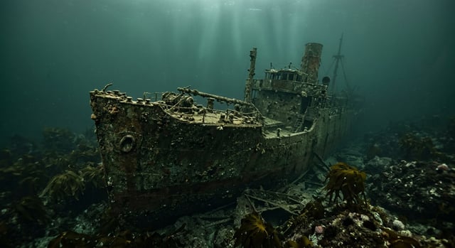 Artistic impression of the SS Munleon