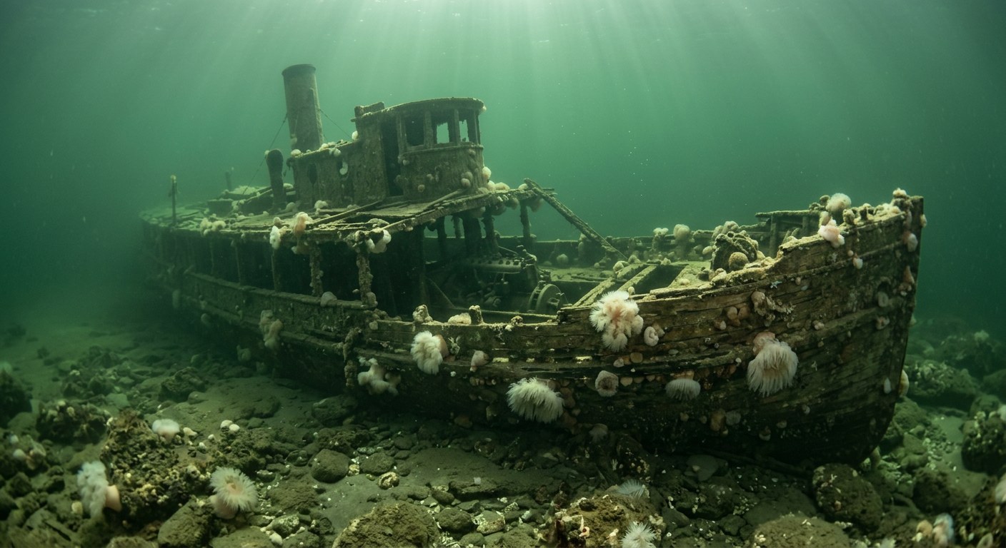 Artistic impression of the SS Dix