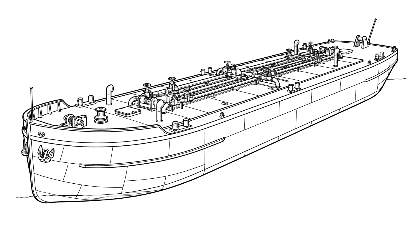 Engraved line drawing of the Poling Brothers No. 9
