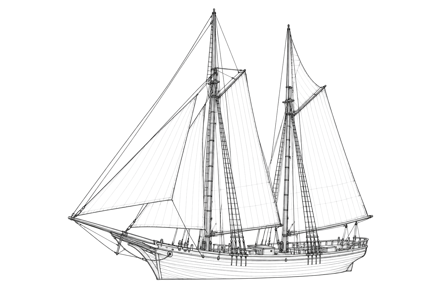 Engraved line drawing of the Illinois