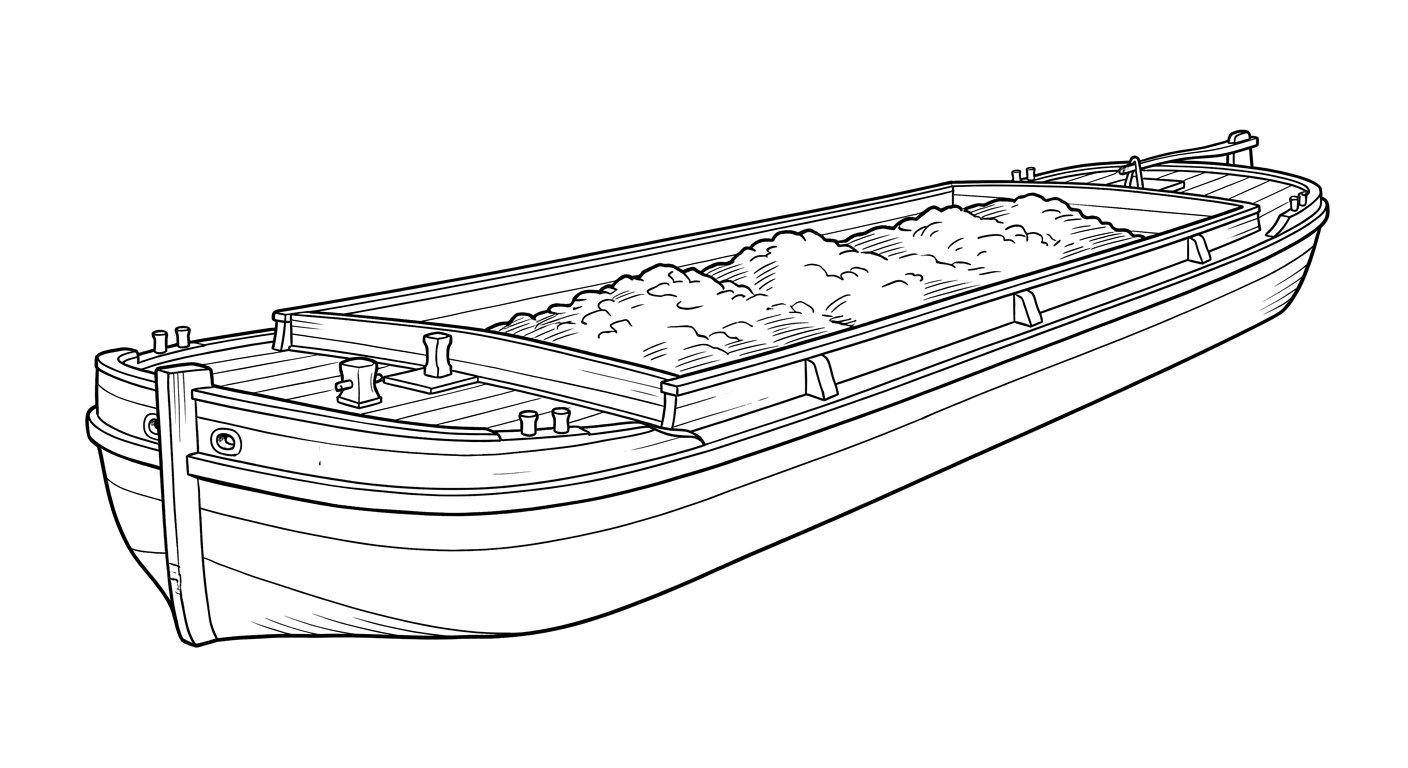 Engraved line drawing of the Frank Bowley