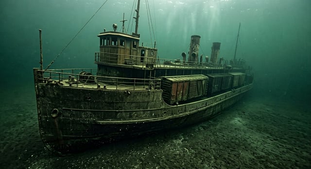 Artistic impression of the SS Milwaukee