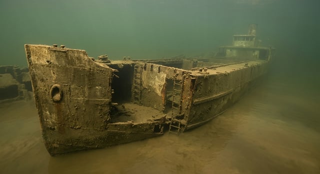 Artistic impression of the S.S. Edwin Thatcher