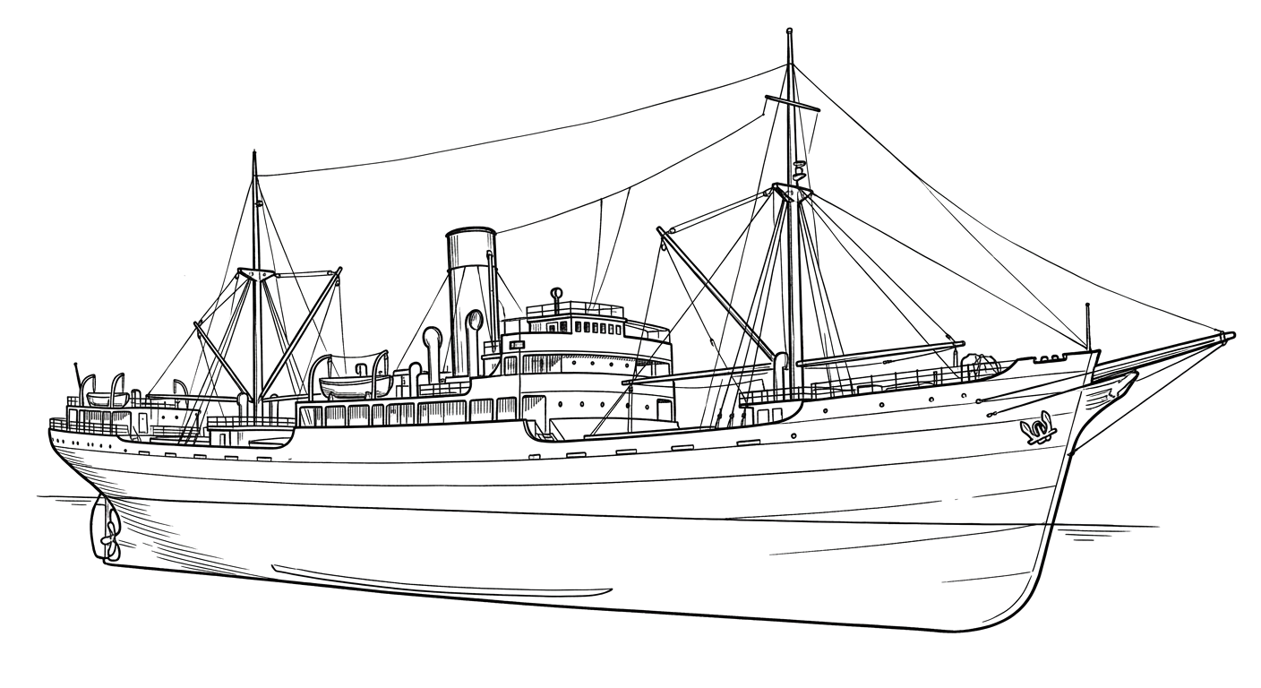Engraved line drawing of the Choapa
