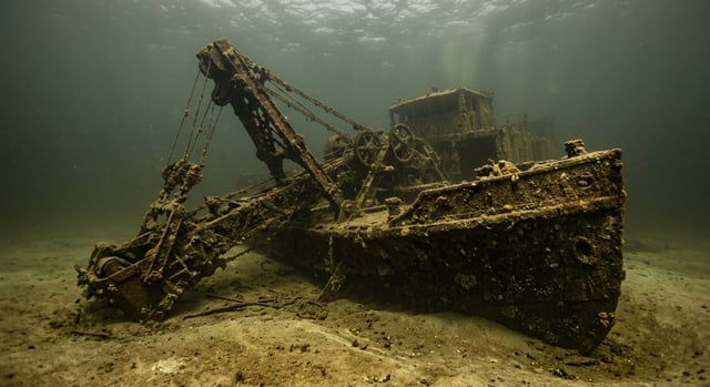 Artistic impression of the Henry Bacon (dredge)