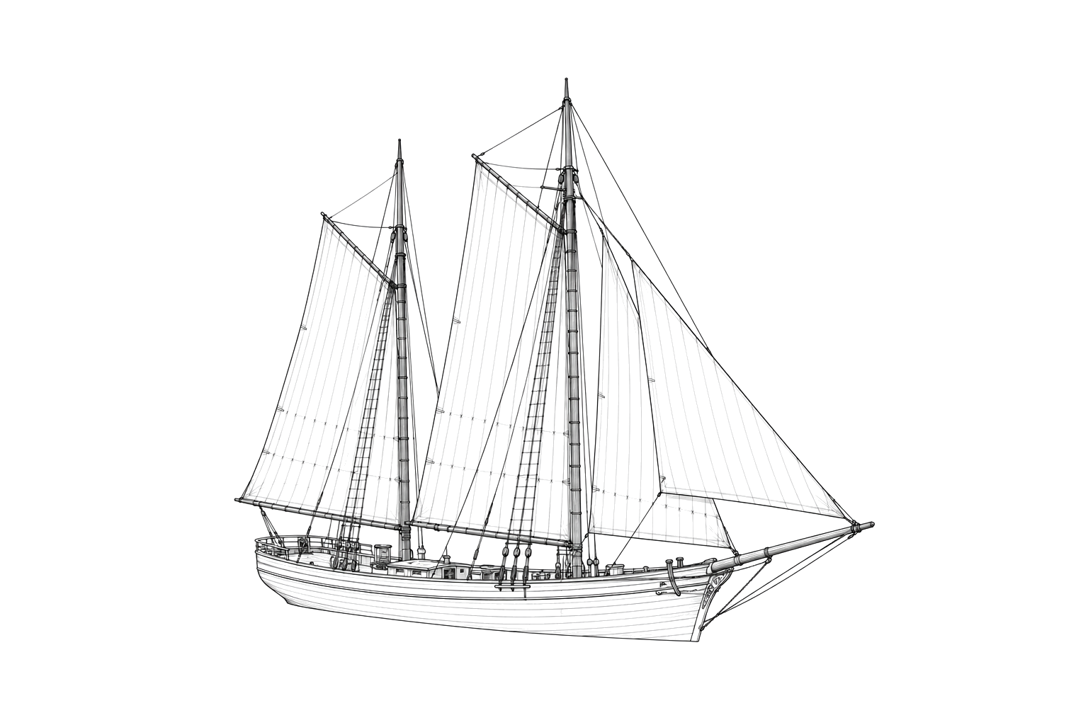 Engraved line drawing of the Blazing Star